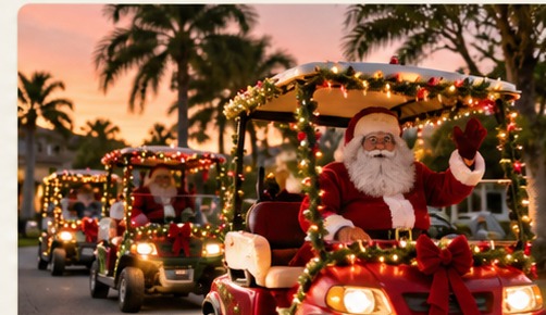 Kids Santa Event & Golf Cart Parade